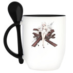 Кружка с ложкой