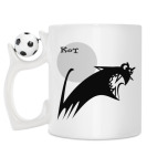 Кружка с футбольным мячиком