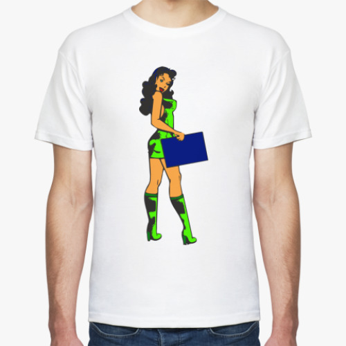 Футболка с принтом Художница