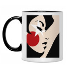 Кружка двухцветная