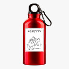 Металлическая бутылка 400 мл UV-DTF