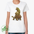 Женская футболка органик