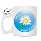 Кружка с футбольным мячиком