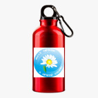 Металлическая бутылка 400 мл UV-DTF