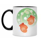 Кружка двухцветная