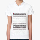 Женская рубашка поло