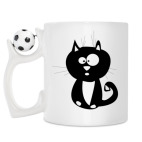 Кружка с футбольным мячиком