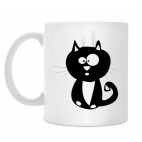 Удивленный кот