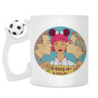 Кружка с футбольным мячиком