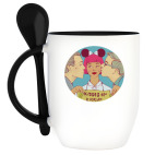 Кружка с ложкой