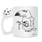 Кружка с футбольным мячиком