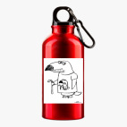 Металлическая бутылка 400 мл UV-DTF