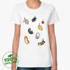 Женская футболка органик