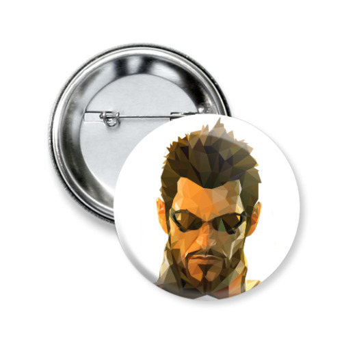 Значок 50мм с принтом Deus Ex