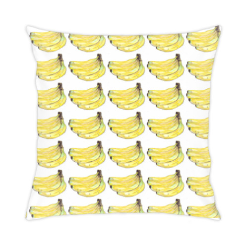 Подушка банановый узор