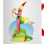 кружка книжка и карандаш