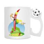 Кружка с футбольным мячиком