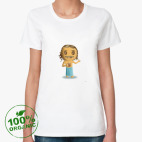 Женская футболка органик