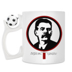 Кружка с футбольным мячиком