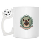 Кружка с футбольным мячиком