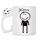 Кружка с футбольным мячиком