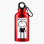 Металлическая бутылка 400 мл UV-DTF