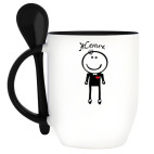 Кружка с ложкой