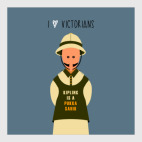 Постер 30 х 30 см Английские писатели