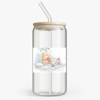 Банка с бамбуковой крышкой