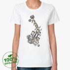 Женская футболка органик