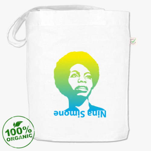 Сумка шоппер с принтом Nina Simone
