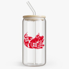 Банка с бамбуковой крышкой