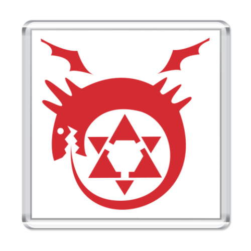 Магнит с принтом   FMA