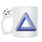 Кружка с футбольным мячиком