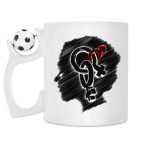 Кружка с футбольным мячиком