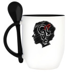 Кружка с ложкой