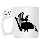 Кружка с футбольным мячиком