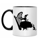 Кружка двухцветная