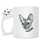 Кружка с футбольным мячиком