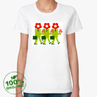 Женская футболка органик