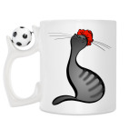 Кружка с футбольным мячиком