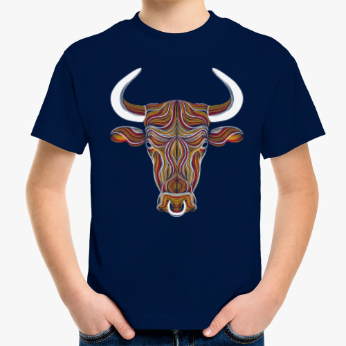 Детская футболка Бык Bull