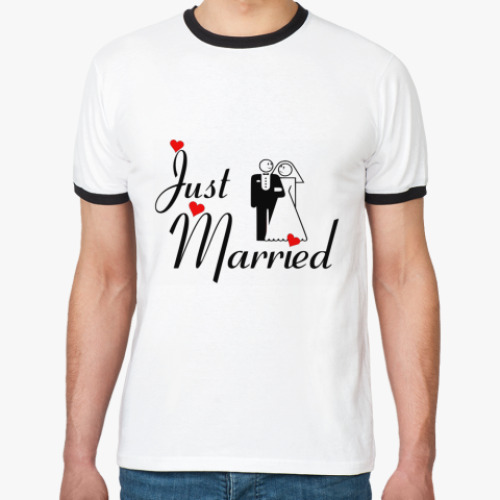 Футболка Ringer-T Just Married