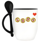 Кружка с ложкой