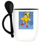 Кружка с ложкой