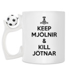 Кружка с футбольным мячиком