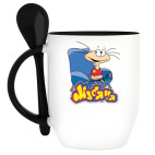 Кружка с ложкой