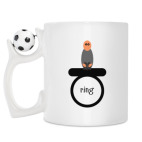 Кружка с футбольным мячиком