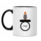 Кружка двухцветная