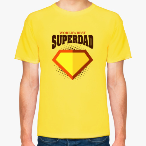 Футболка SUPERDAD world's best